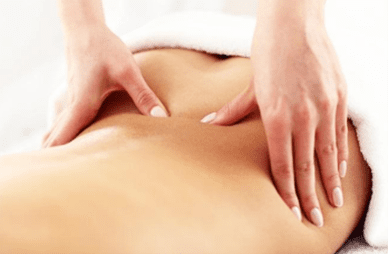 Massage relaxant dos